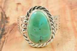 Genuine Royston Turquoise Sterling Silver Ring